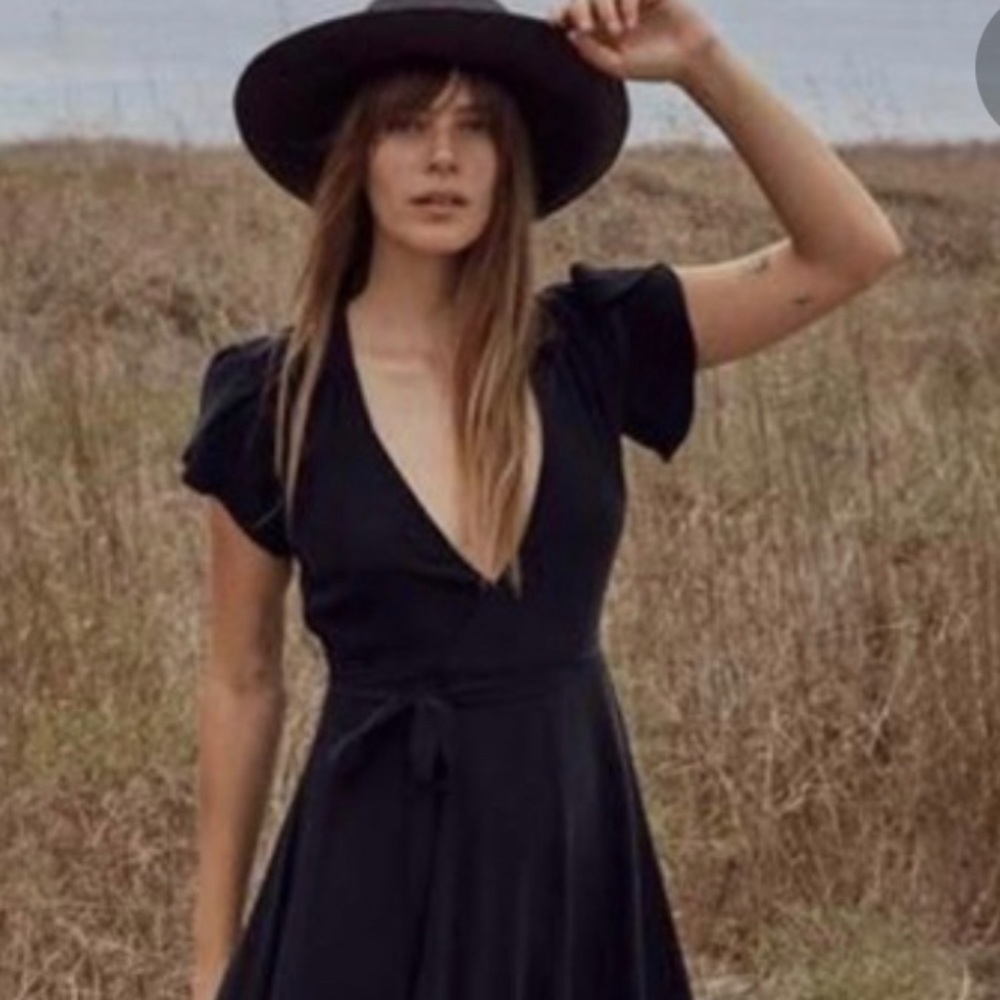 Christy Dawn Wrap MIDI dress